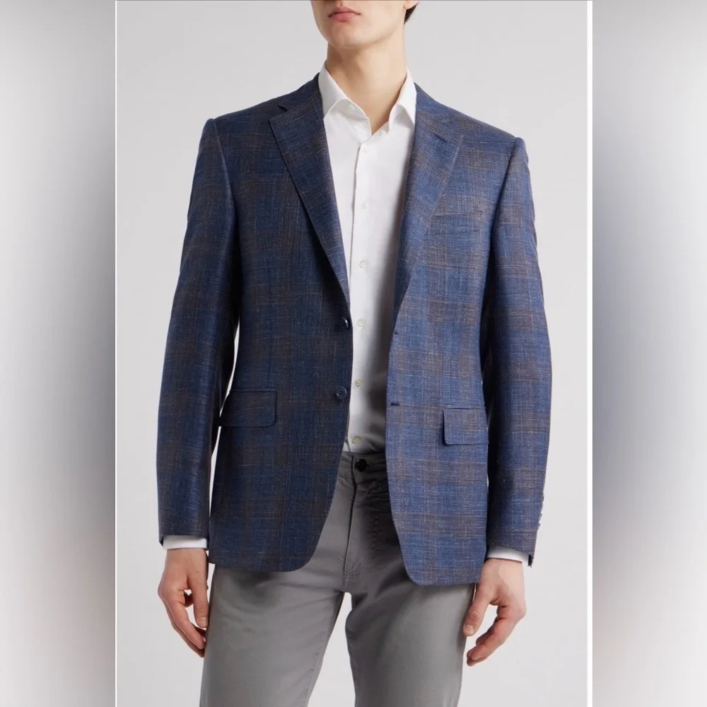 Peter Millar Harrison Ing by Loro Piana Sport Coat wool /cashmere/silk size M